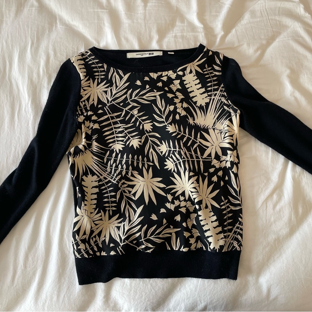 Carine Roitfeld x Uniqlo silk/wool sweater